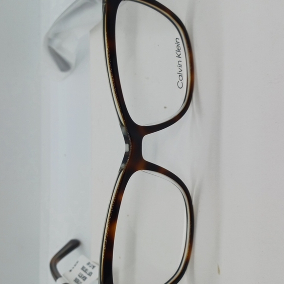 NWT Men's CALVIN KLEIN EYEGLASS FRAMES CK19529G soft tortoise - Picture 3 of 5